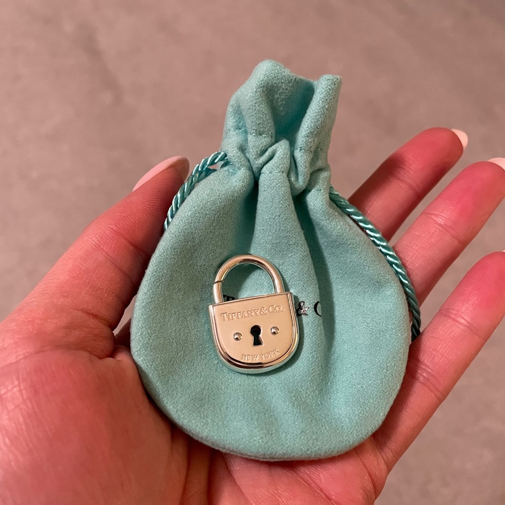 Tiffany & Co. Arc Lock Pendant Charm Silver